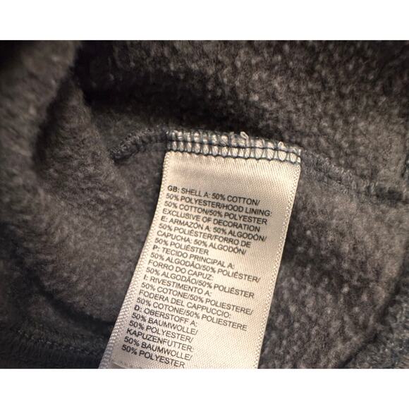 The North Face Women's Pullover Hoodie Sweatshirt Gray/Pink Size M Fleece - Picture 5 of 5